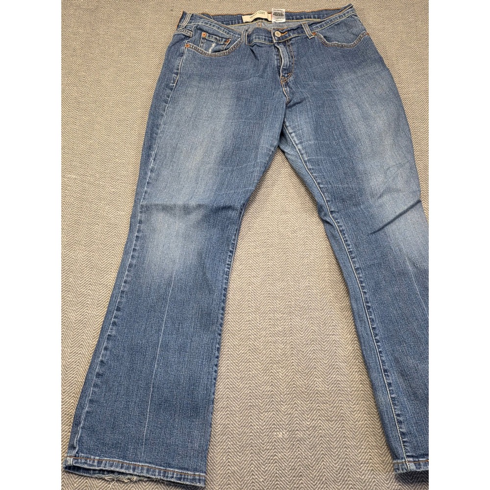 Levis 515 Boot Cut Jeans Womens 14M Medium Wash‎ Blue Denim Stretch 515-0219